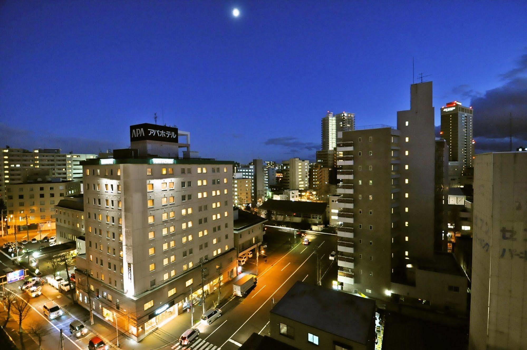 Apa Hotel Sapporo Susukino Eki Minami Exterior foto